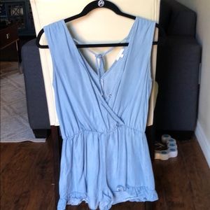 Blue romper